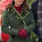 Rachael Leigh Cook Rescuing Christmas 2023 Trench Coat