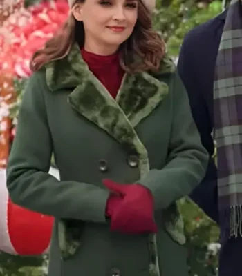 Rachael Leigh Cook Rescuing Christmas 2023 Trench Coat