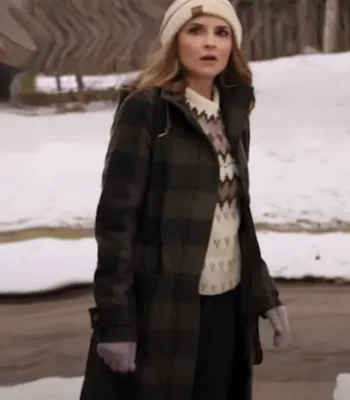 Rachael Leigh Cook Rescuing Christmas 2023 Long Coat