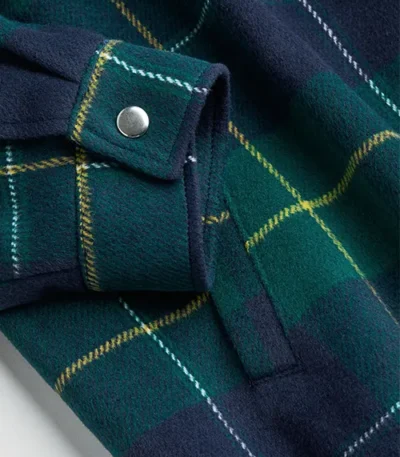 Raul’s Elite S07 Green Plaid Bomber Jacket