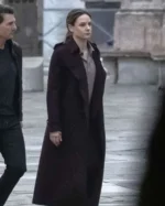 Rebecca Ferguson Mission Impossible 7 Maroon Coat