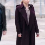 Rebecca Ferguson Mission Impossible 7 Maroon Coat