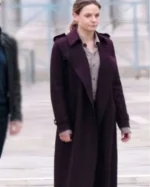 Rebecca Ferguson Mission Impossible 7 Maroon Coat