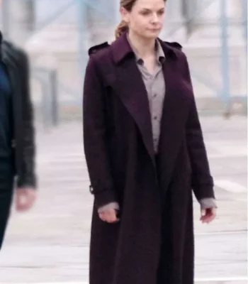 Rebecca Ferguson Mission Impossible 7 Maroon Coat