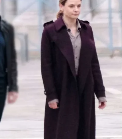 Rebecca Ferguson Mission Impossible 7 Maroon Coat