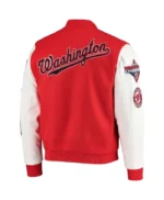 Washington Nationals Red/White Letterman Jacket