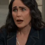 Rena Sofer General Hospital Denim Blazer Dress