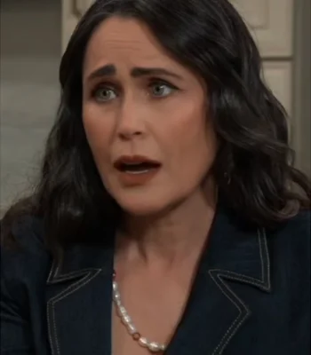 Rena Sofer General Hospital Denim Blazer Dress