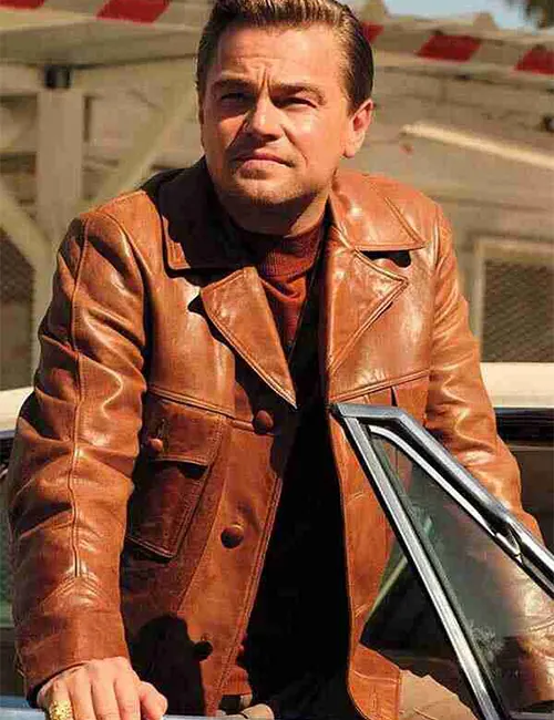 Rick Dalton Once Upon a Time in Hollywood Leather Jacket Rick Dalton Once Upon a Time in Hollywood Leather Jacket