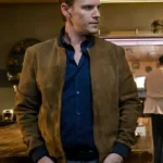 Riley Smith Nancy Drew Suede Bomber Jacket