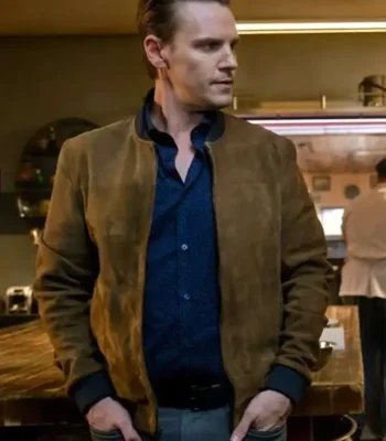 Riley Smith Nancy Drew Suede Bomber Jacket