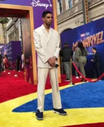 Rish Shah Ms. Marvel Event White Pea Coat