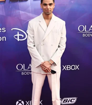 Rish Shah Ms. Marvel Event White Pea Coat
