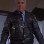 Robert Conrad Jingle All the Way Black Leather Jacket