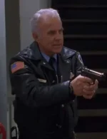 Robert Conrad Jingle All the Way Black Leather Jacket