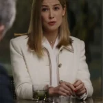 Rosamund Pike Now You See Me 3 White Wool Jacket
