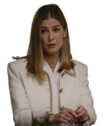 Rosamund Pike Now You See Me 3 White Wool Jacket