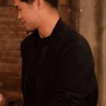 Ross Butler Love In Taipei 2023 Black Suede Bomber Jacket