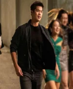 Ross Butler Love In Taipei 2023 Black Suede Bomber Jacket