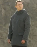 Ryan McParland Halo Adun Grey Hooded Coat