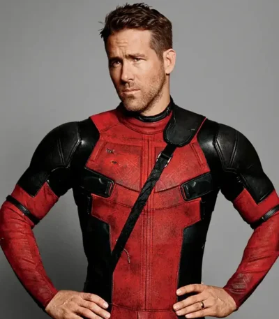 Ryan Reynolds Deadpool Red Suit