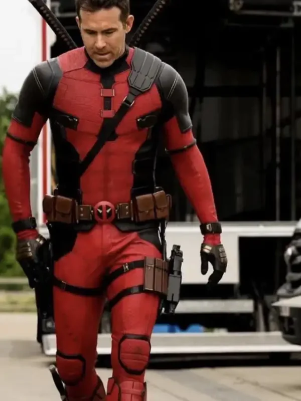 Ryan Reynolds Deadpool Red Suit