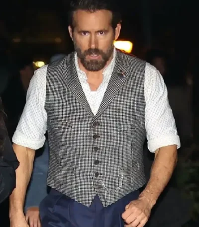 Ryan Reynolds If 2024 Grey Vest