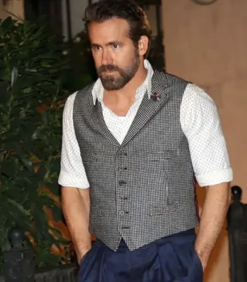 Ryan Reynolds If 2024 Grey Vest