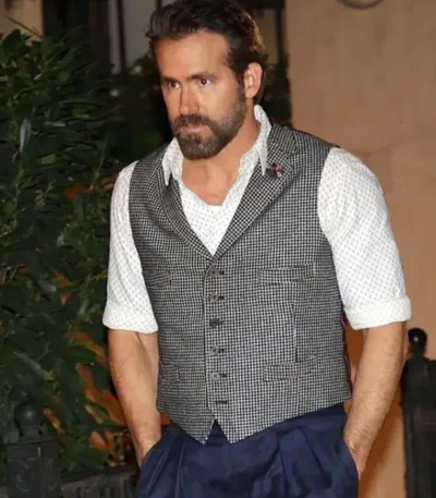 Ryan Reynolds If 2024 Grey Vest