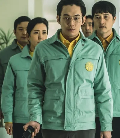 Ryu Kyung-soo Hellbound Cotton Green jacket