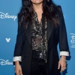 Salma Hayek Eternals Event Black Suiting Blazer