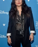 Salma Hayek Eternals Event Black Suiting Blazer