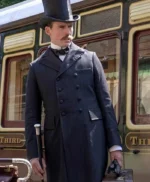 Sam Claflin Enola Holmes Black Long Trench Coat