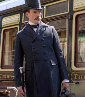 Sam Claflin Enola Holmes Black Long Trench Coat