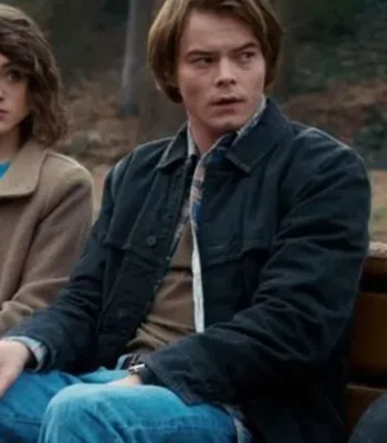 Sam Heughan Love Again Denim Black Jacket