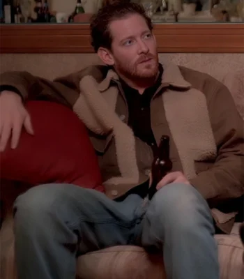Sawyer Spielberg Merry Good Enough Brown Shearling Jacket