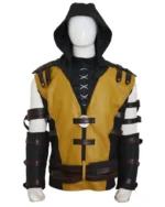 Scorpion Mortal Kombat X Gaming Yellow Hooded Jacket