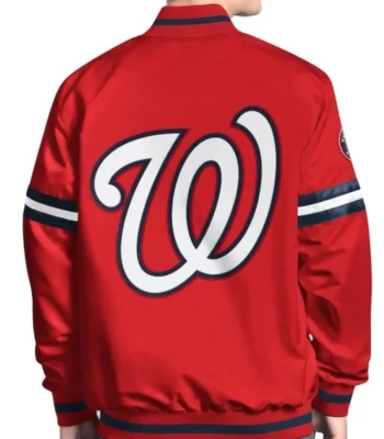Scout Washington Nationals Varsity Satin Jacket