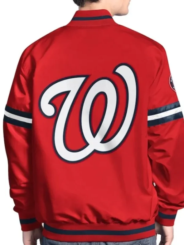 Scout Washington Nationals Varsity Satin Jacket