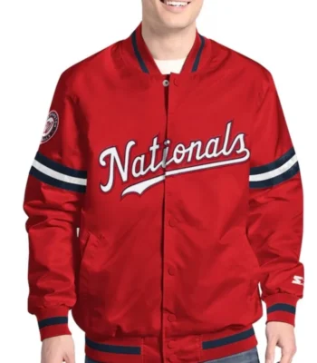 Scout Washington Nationals Varsity Satin Jacket