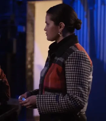 Selena Gomez Only Murders In The Building S03 Tartan Jacket