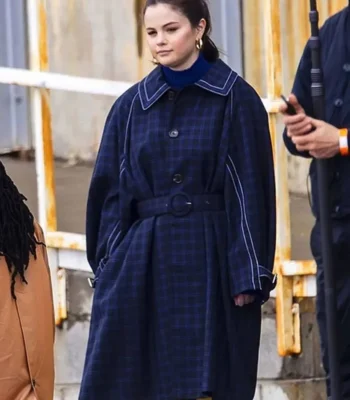 Selena Gomez Only Murders in the Building Blue Coat