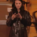 Selena Gomez Only Murders in the Building S05 Brown Jacket