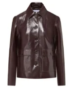 Selena Gomez Only Murders in the Building S05 Brown Jacket