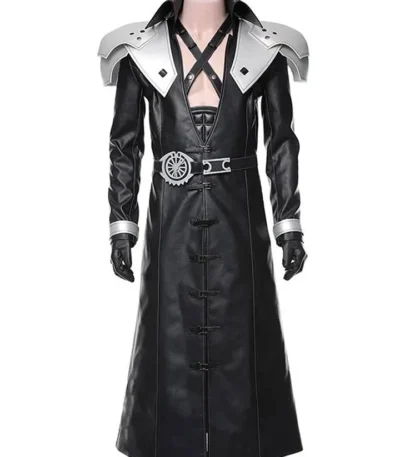 Sephiroth Final Fantasy VII Remake Leather Long Coat