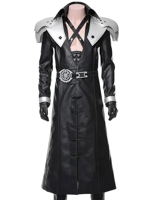 Sephiroth Final Fantasy VII Remake Leather Long Coat