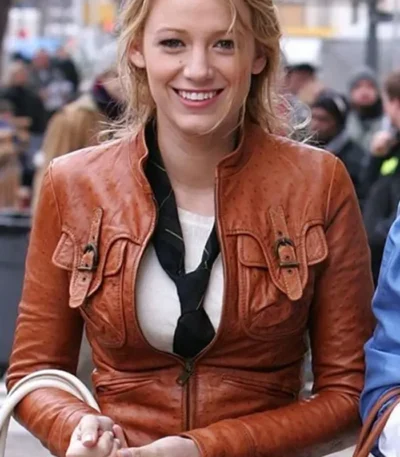 Serena Woodsen Gossip Girl Leather Jacket