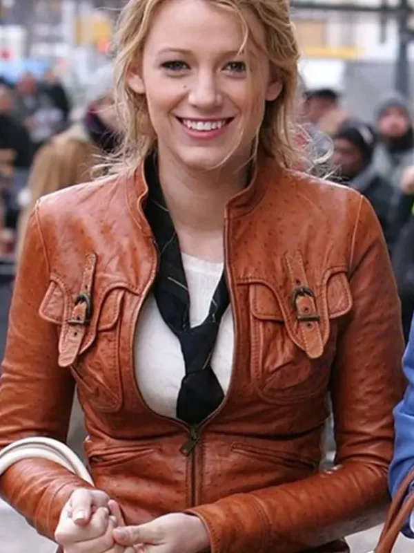 Serena Woodsen Gossip Girl Leather Jacket