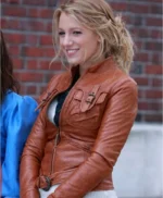 Serena Woodsen Gossip Girl Leather Jacket