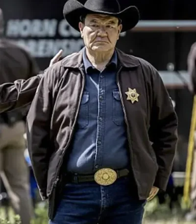 Sheriff Barnum Joe Pickett S02 Brown Jacket